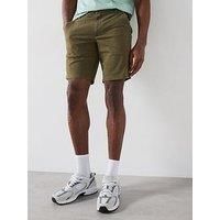 Farah Hawk Twill Shorts - Khaki