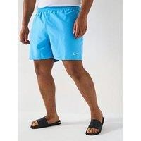 Nike Mens Plus Size 7Inch Volley Swim Shorts - Blue