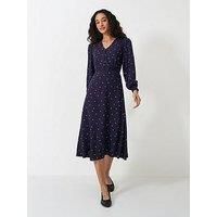 Crew Clothing Iona Tunic Dress - Navy