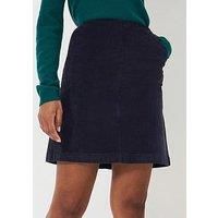 Crew Clothing Cord Mini Skirt - Blue