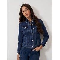 Crew Clothing Denim Western Jacket - Blue