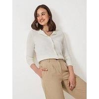 Crew Clothing Crew Cardigan - White