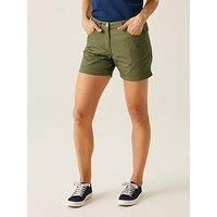 Regatta Womens Pemma Casual Chino Shorts, Four Leaf Clover, 16 UK