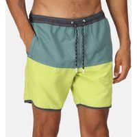 Regatta Men's Quick Drying Benicio Swim Shorts Sea Pine Green Algae