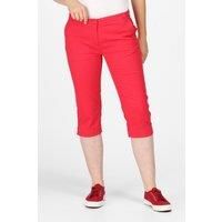 Regatta Women's Super-Soft Bayla Capri Casual Trousers Miami Red, Size: 12