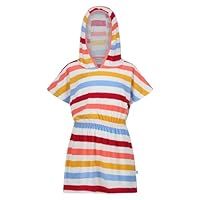 Regatta Girls Kids/' Bernessa Towelling Casual Dress, Multi Stripe, 11-12 Years UK
