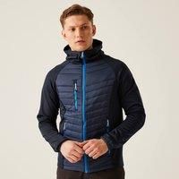 Regatta Professional Mens Navigate Hybrid Fleece Jacket, Navy/FrnchBl, S EU