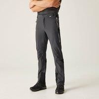 Regatta Men's Water-repellent Mountain Iii Walking Trousers Seal Grey Black, Size: 42 Short