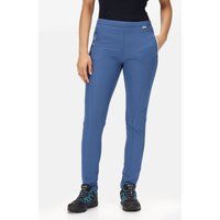 Regatta Women's Water Repellent Pentre Stretch Walking Trousers Dusty Denim, Size: 8 Regular