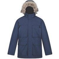 Regatta Men's Water-repellent Volter Waterproof Insulated Parka Heated Jacket Admiral Blue, Size: M