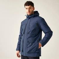 Regatta Men's Water-repellent Volter Waterproof Insulated Parka Heated Jacket Admiral Blue, Size: L