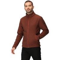Regatta Men's Garrian II Full Zip Fleece Burnt Henna Black, Size: XL