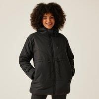 Regatta Womens Rurie Baffled Padded Jacket - Black - 18