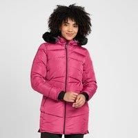 Dare 2b - Women's Water Repellent Striking Iii Mid Length Padded Jacket Pink, Size: 12