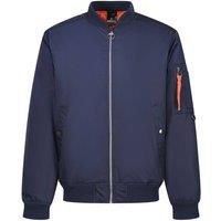 Regatta Pro Pilot MA1 navy waterproof quilt-lined bomber jacket #TRA255