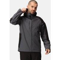 Regatta Professional Men's Lightweight X-Pro Beacon Waterproof Jacket Seal Grey Black