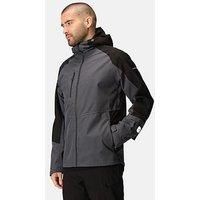 Regatta Professional Men's Lightweight X-Pro Beacon Waterproof Jacket Seal Grey Black, Size: M