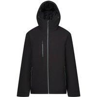 Regatta Navigate 100% Waterproof Jacket Black/Seal Grey 2X Large Size 47" Chest (723VF)