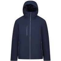 Regatta Navigate 100% Waterproof Jacket Navy/Seal Grey 2X Large Size 47" Chest (871VF)