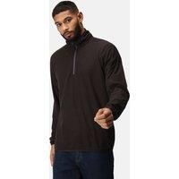 Regatta Professional Men/'s Navigate Half Zip Fleece with Hood & Contrasting Zip, Lightweight Midlayer - Perfect for Outdoors, Walking & Hiking Black