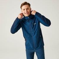 Regatta Britedale Mens Waterproof Jacket Moonlight Denim/Navy
