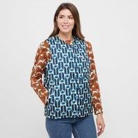 Regatta Womens Orla Kiely Quilted Bodywarmer Gilet Coat - Navy Flowers - 20