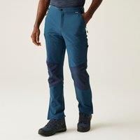 Regatta Mens Questra V Walking Trousers Pants, Moonltdn/NVY, 32W EU