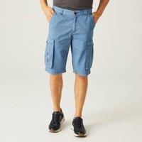 Regatta Men's Breathable Shorebay Vintage Look Cargo Shorts Coronet Blue, Size: 33