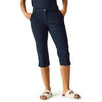 Regatta Breathable Women's Navy Blue Bayletta Capri Trousers, Size: 12