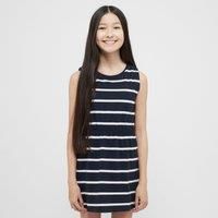 Regatta Girls Kids/' Beylina Casual Dress, Navy/Whitstr, 11-12 Years UK