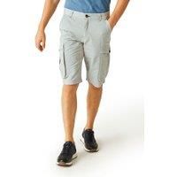 Regatta Mens Shorebay - Pantalones Cortos Tipo Cargo para Hombre Board Shorts, Metallic Silver, 34W UK