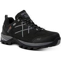 Regatta Men's Waterproof Samaris Iii Low Walking Shoes Black Granite, Size: UK6