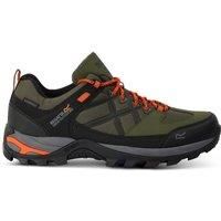 Regatta Mens Samaris III Low Walking Shoes with Performance Threads & Shock Absorbing Heel, Waterproof & Breathable - Perfect for Outdoors, Hikin, Climbing & Mountaineering Grey