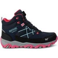 Regatta Boy/'s Girls Samaris III Walking Boots Hiking, Navy Pink Potion, 4 UK Child