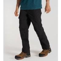 Craghoppers Mens Workwear Bedale Stretch Cargo Trousers Hiking Pants, Black, 36W EU