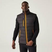 Regatta Navigate Bodywarmer Bodywarmer Black/Orange Pop Small 37.5" Chest (280VF)