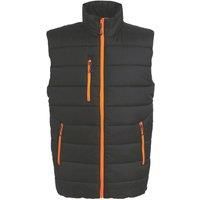 Regatta Navigate Bodywarmer Bodywarmer Black/Orange Pop 3X Large 50" Chest (558TW)