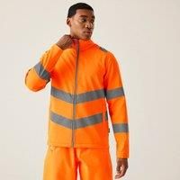 Regatta High Visibility Pro Contrast Ablaze orange work softshell jacket #TRA712