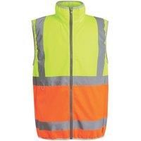 Regatta Professional Mens Pro Hi-Vis Full Zip Bodywarmer