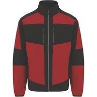 Regatta Professional Men's E-volve 2 Layer Softshell Jacket Classic Red Black, Size: XS