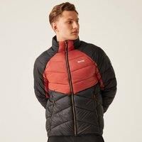 Regatta Men's Water-repellent Dalent Padded Jacket Red Ochre Black, Size: Xxl