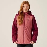 Regatta Womens Highton Strech IV Insulated Waterproof Jacket - Rumba Red/Mineral Red - 14