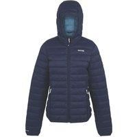 Regatta Women's Water-repellent Hooded Marizion Baffled Jacket Navy Clear Sky, Size: 12