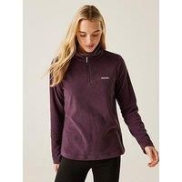 Regatta Women's 'Sweethart' Lightweight Half-Zip Fleece Sweatshirt in Lilac | Size: 10