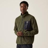 Regatta Mens Frankie Full Zip Warm Winter Fleece Jacket - Dark Khaki - XL