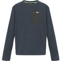 Regatta Mens Frankie Fleece Crewneck Sweatshirt, Comfortable & Lightweight with Zip Chest Pocket - Perfect for Outdoors, Walking, Camping & Hiking Navy