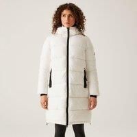 Regatta Womens Mottere Longline Padded Jacket - Blanc De Blanc - 18