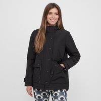 Regatta Breathable Women's Black Orla Kiely Mid Length Waterproof Jacket, Size: 12 - Sale