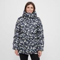 Regatta Orla Kiely Oversized Quilted Jacket Birdy Grey, Size: 16 - Sale