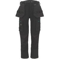 Regatta Ada Womens Stretch Holster Trousers Black Size 18 31" L (367VC)